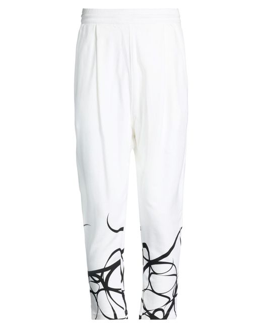 Bikkembergs White Trouser for men