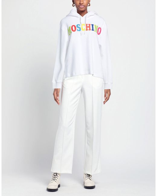 Moschino White Sweatshirt