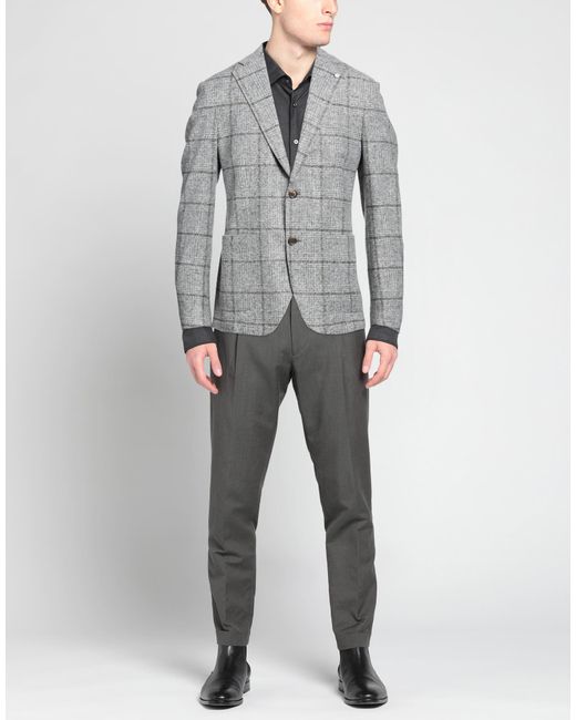 L.b.m. 1911 Gray Blazer for men