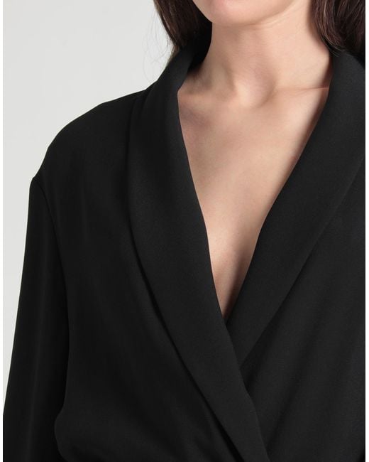 Blazer Erika Cavallini Semi Couture en coloris Black