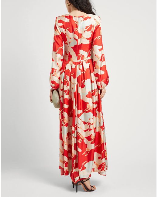 Co.Go Red Maxi-Kleid
