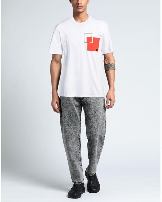 PMDS PREMIUM MOOD DENIM SUPERIOR White T-Shirt Cotton for men