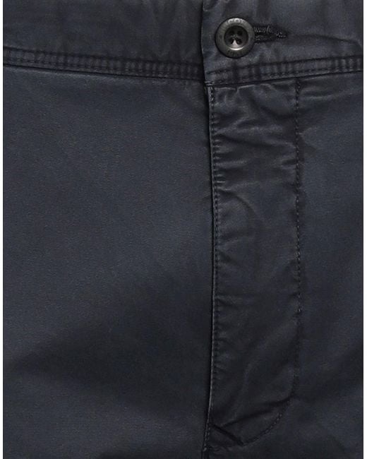Incotex Blue Pants Cotton, Elastane for men