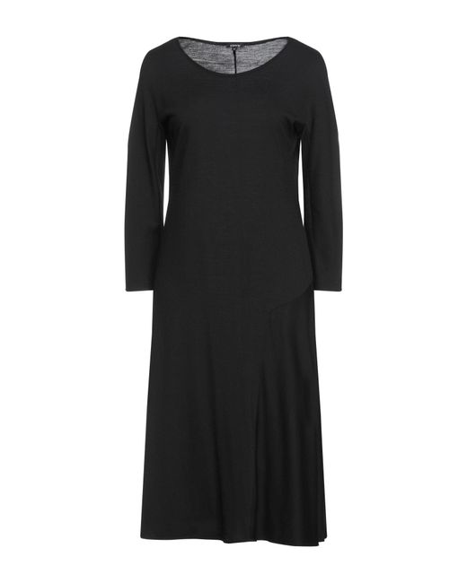Aspesi Black Midi Dress