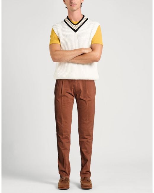 Berwich Brown Pants for men