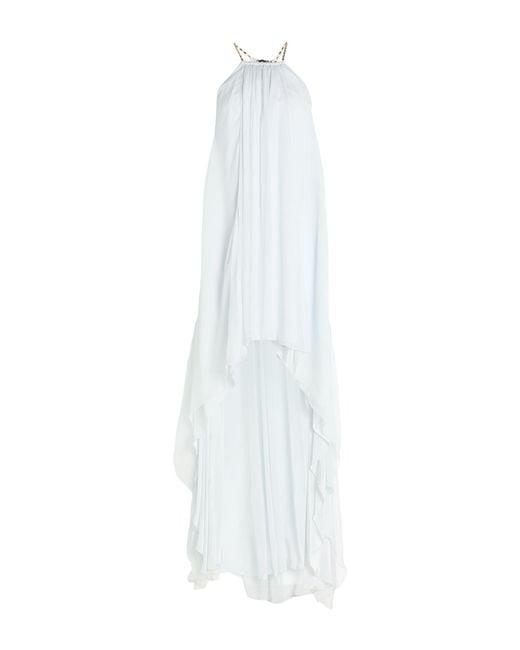 Amen White Maxi Dress Silk
