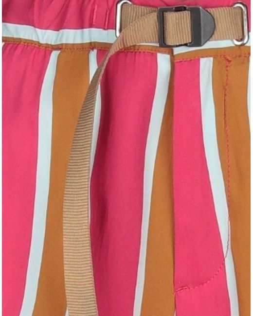 White Sand Pants in Fuchsia (Red 