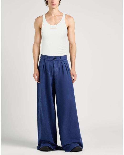 Maison Margiela White Tank Top Cotton, Lyocell for men