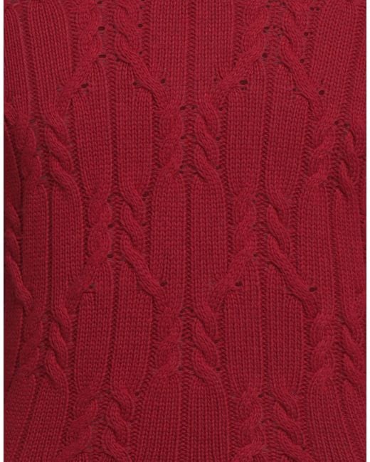 Brooksfield Red Turtleneck for men