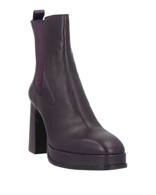 Ash Purple Ankle Boots