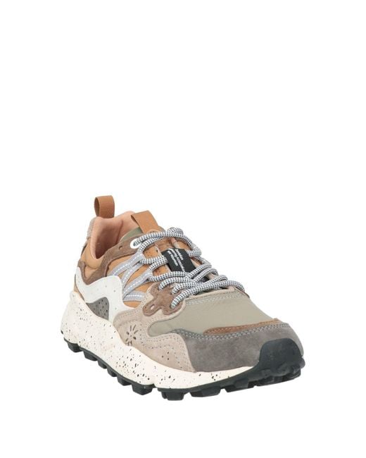 Flower Mountain White Trainers for men