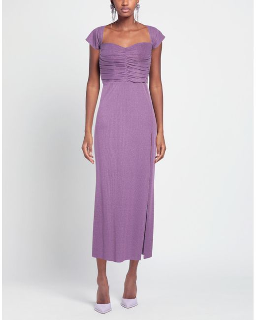 Hanita Purple Maxi-Kleid
