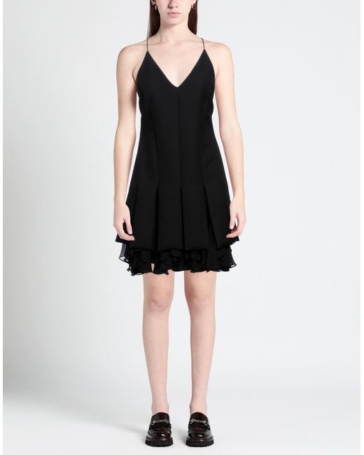 Khaite Black Mini Dress