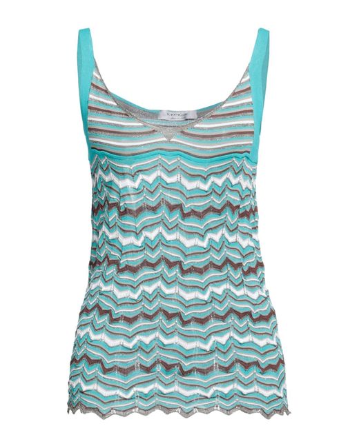 D.exterior Top in Blue Lyst