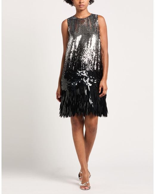 Max Mara Black Mini Dress Polyester