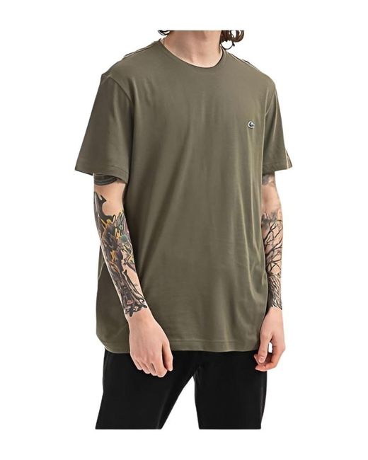 Lacoste T-shirts in Green für Herren