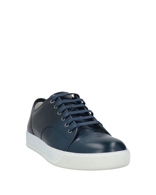 Lanvin Blue Sneakers Bull Skin for men