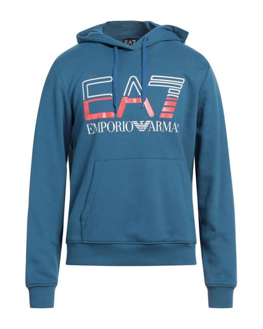 Sudadera EA7 de hombre de color Blue