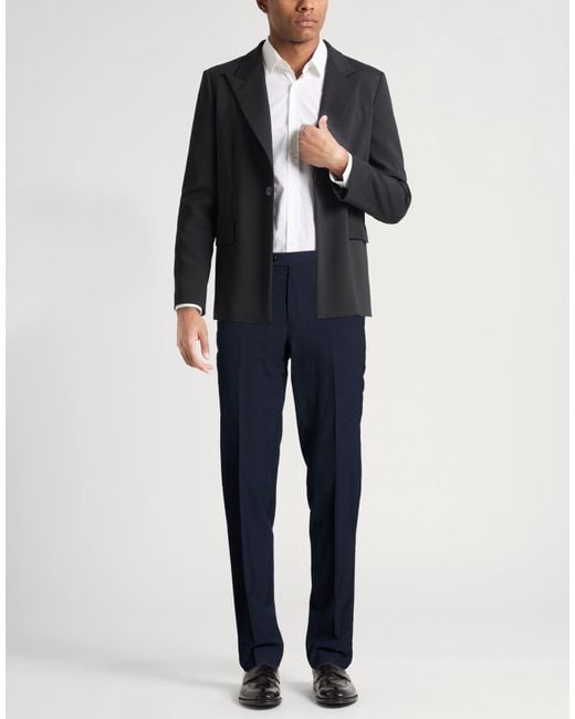 Lardini Blue Pants Wool, Elastane for men