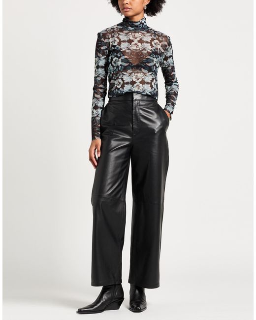 Franco Ferrari Gray Deep Top Polyester, Elastane
