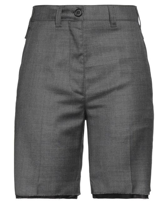 Miu Miu Gray Shorts & Bermuda Shorts