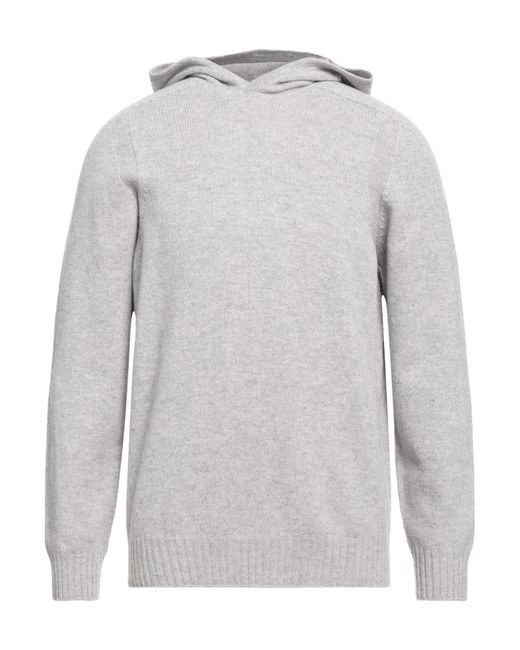 Gran Sasso Gray Light Sweater Virgin Wool for men