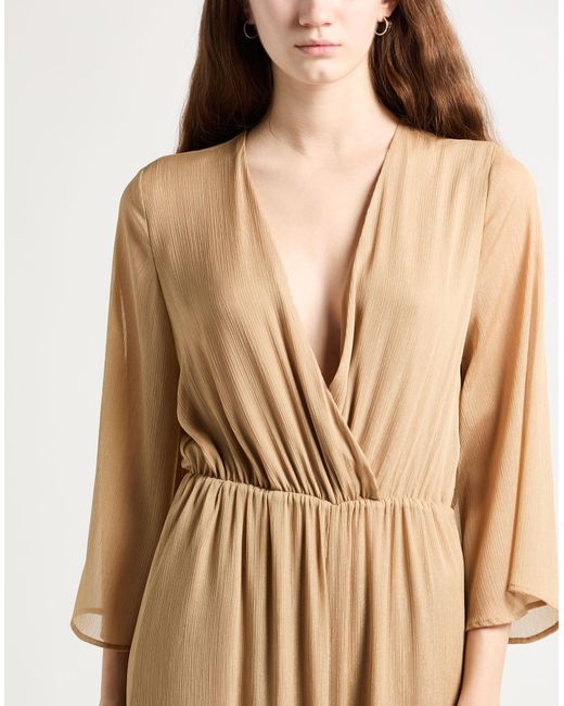 Twinset Natural Sand Jumpsuit Polyester