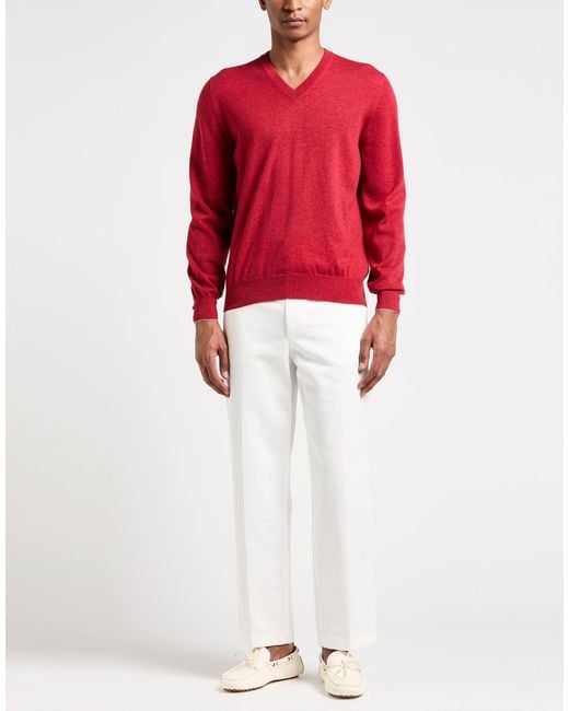 Brunello Cucinelli Red Sweaters for men