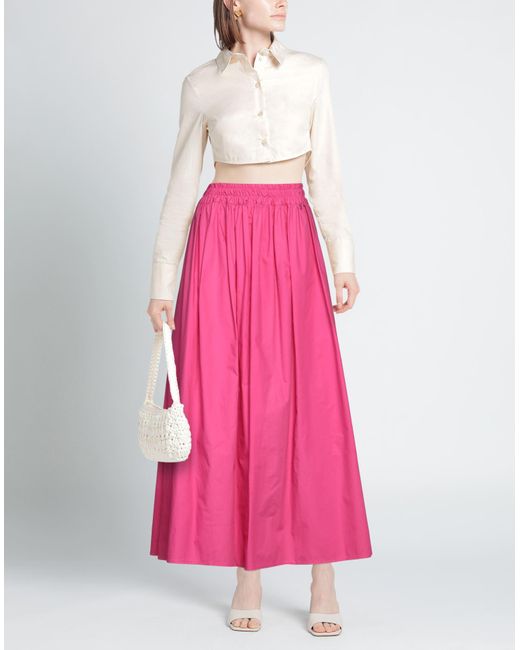 LE SARTE DEL SOLE Pink Maxi Skirt