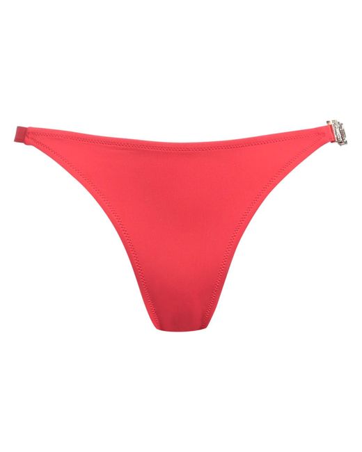 Moschino Red Bikini Bottoms & Swim Briefs