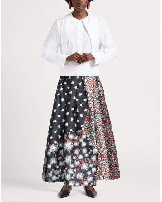 ALESSANDRO ENRIQUEZ Black Maxi Skirt
