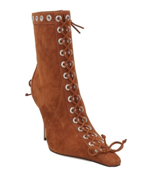 Mach & Mach Brown Ankle Boots