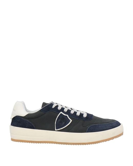 Philippe Model Blue Sneakers for men