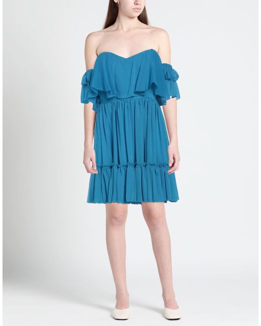 Robe courte FELEPPA en coloris Blue