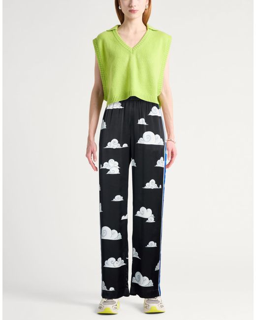 Casablanca Black Pants Silk