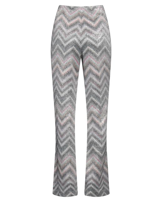 Missoni Gray Light Pants Viscose, Polyester, Polyamide