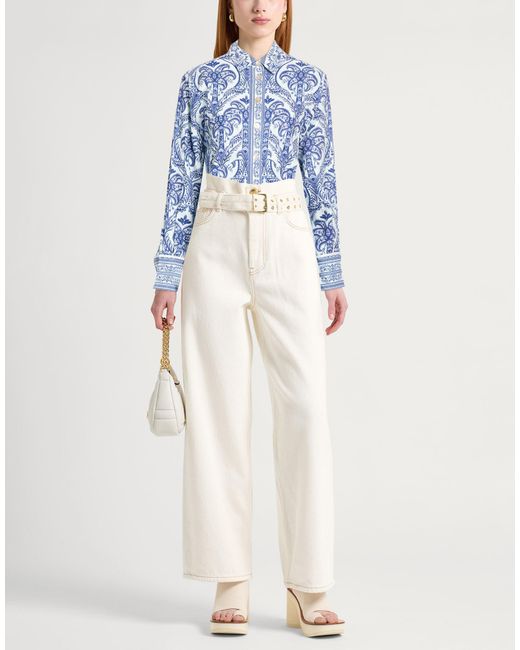 Farm Rio Blue Shirts