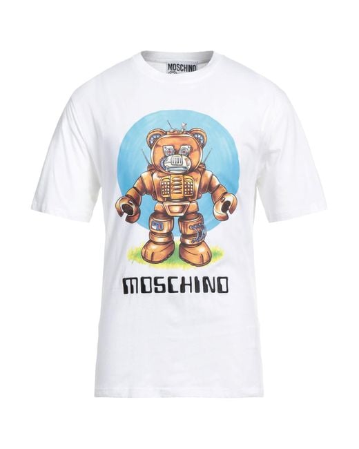Moschino White Logo T-shirt for men
