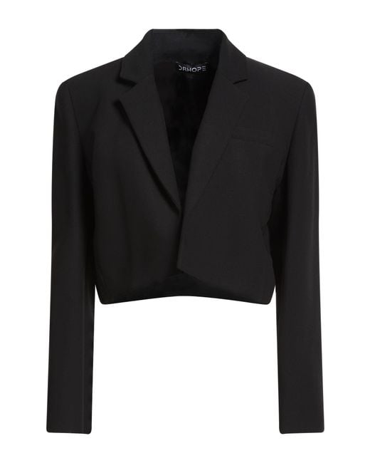 DR. HOPE Black Blazer Polyester