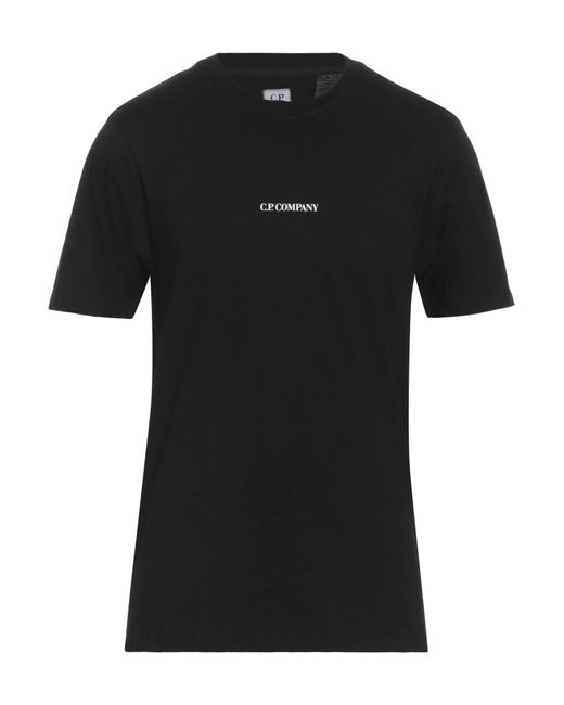 T-shirt di C P Company in Black da Uomo