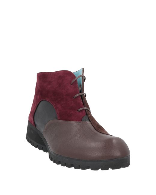 Thierry Rabotin Purple Ankle Boots