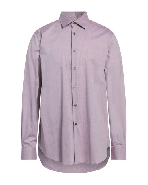 Pal Zileri Purple Shirt for men