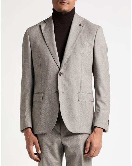 Paoloni Gray Suits for men