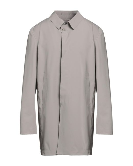 Herno Gray Overcoat for men
