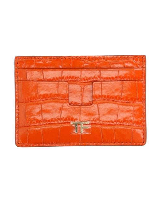 Tom Ford Orange Cardholder