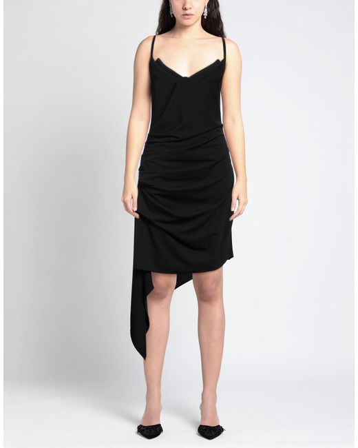 MVP WARDROBE Black Mini Dress Polyester
