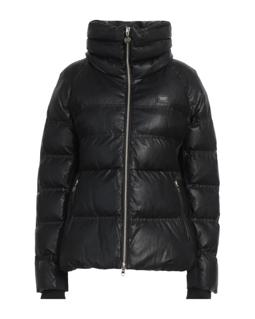 EA7 Black Puffer