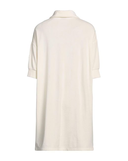 Moncler White Mini-Kleid