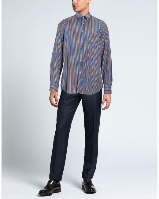Paul & Shark Blue Shirt Cotton for men
