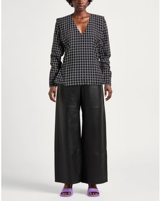 Top Maison Kitsuné de color Black